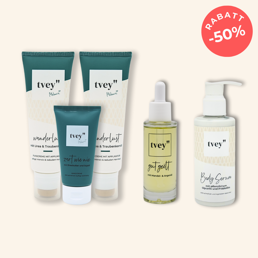 Komplett-Paket Hautpflege - Serum, Cremes & Öl für seidig glatte Haut