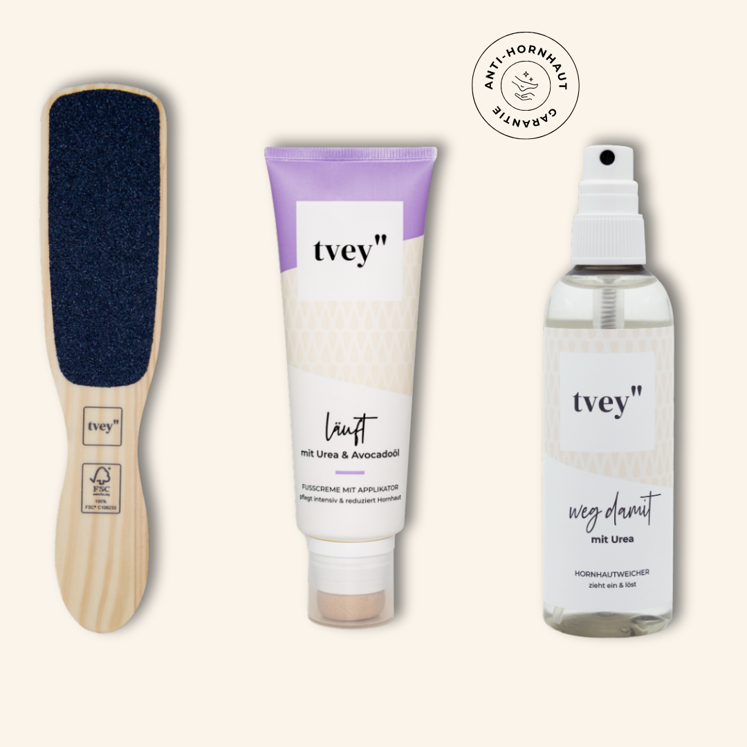 Anti-Hornhaut Bundle | Endlich frei von rauer, trockener Haut.
