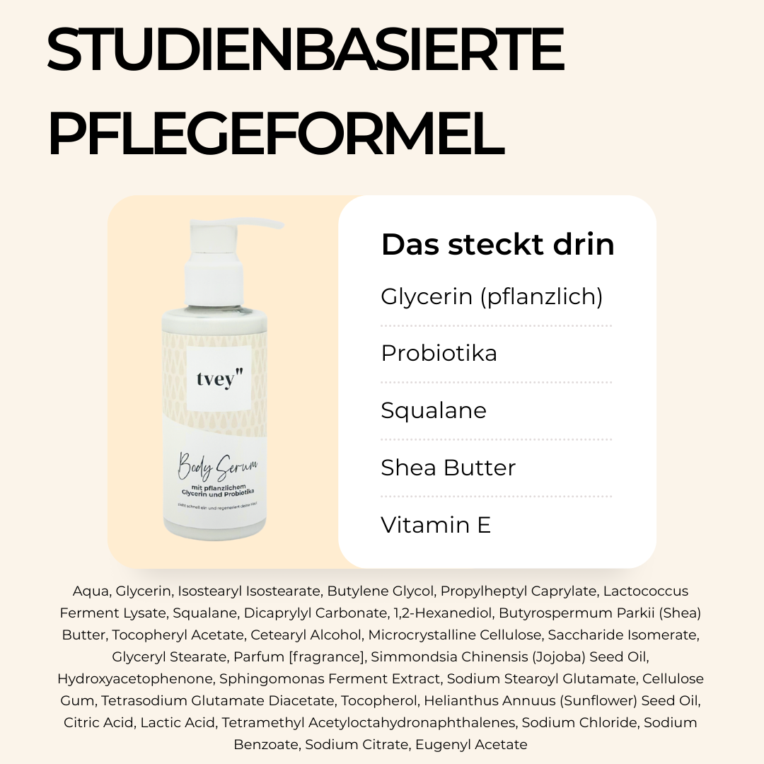 Leichtes Körperpflege-Serum | Feuchtigkeit & Regeneration für anspruchsvolle Haut