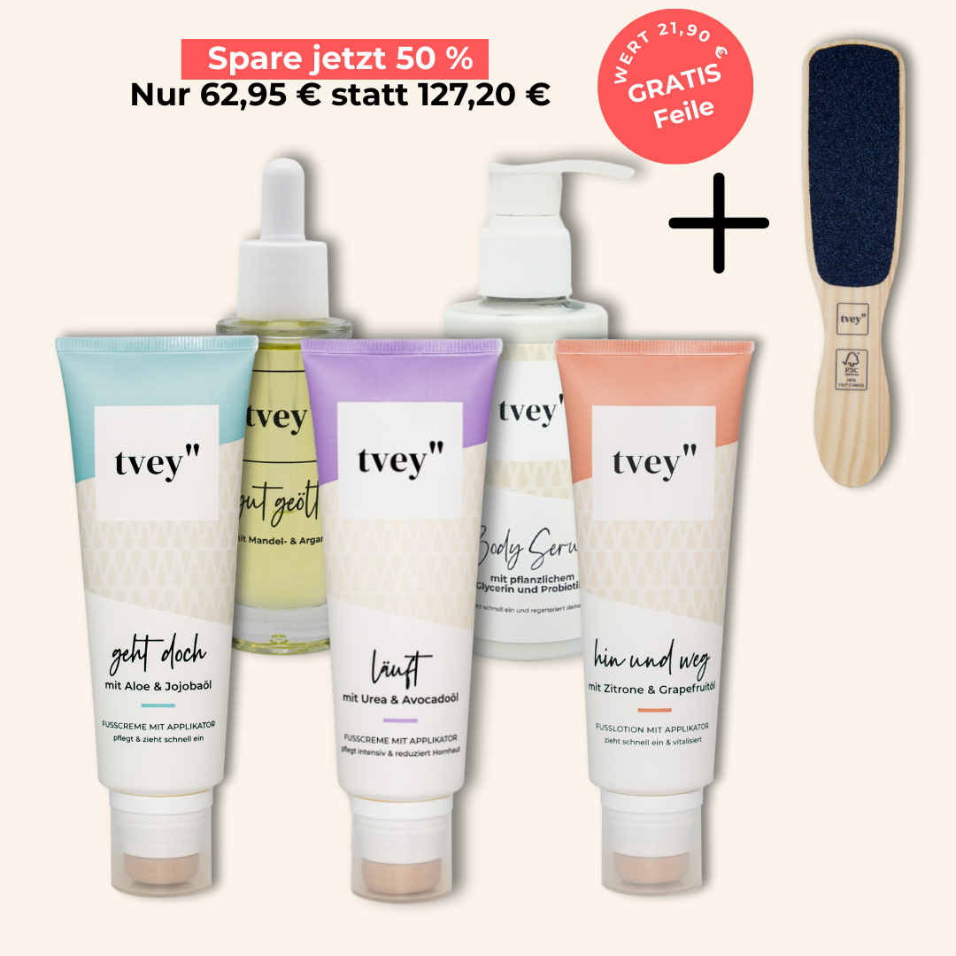 Bestseller Megaset | 6-in-1 Fuß- & Körperpflege inkl. Body Serum