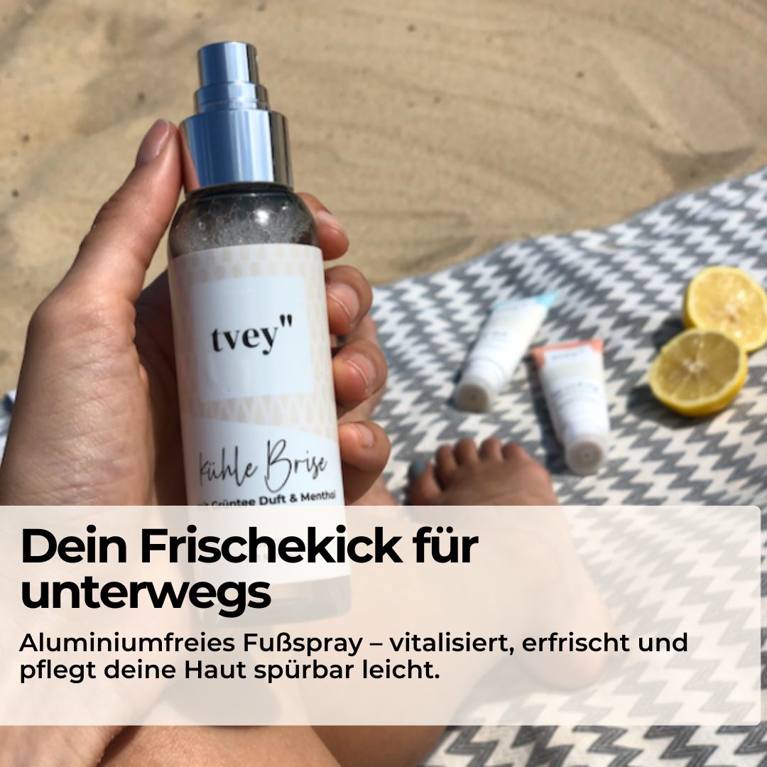 Erfrischendes Fußspray | Sofortige Kühlung & Feuchtigkeit mit Menthol
