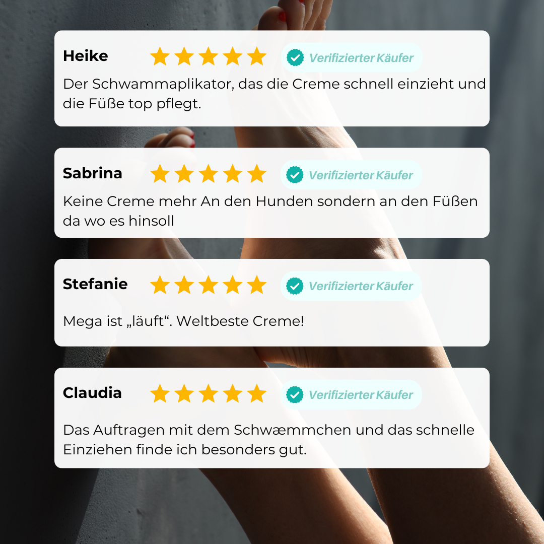 Intensiv pflegende Fußcreme | Langzeit-Feuchtigkeit mit Urea & Avocadoöl