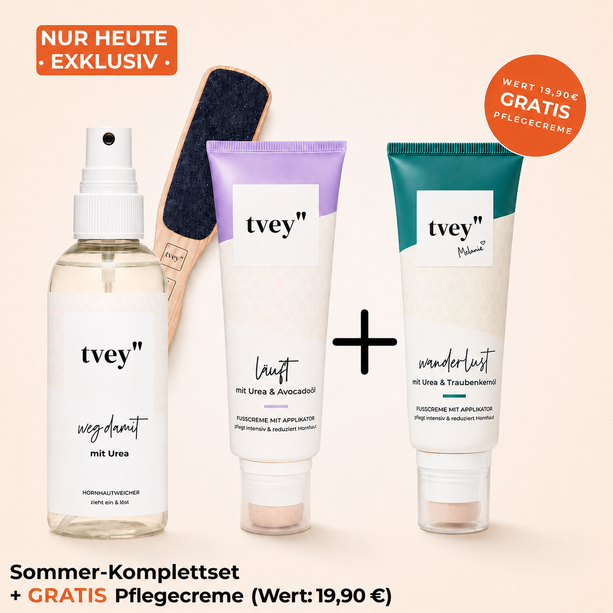 Dein Hornhautfrei-Starterpaket inkl. Meli´s Wanderlust