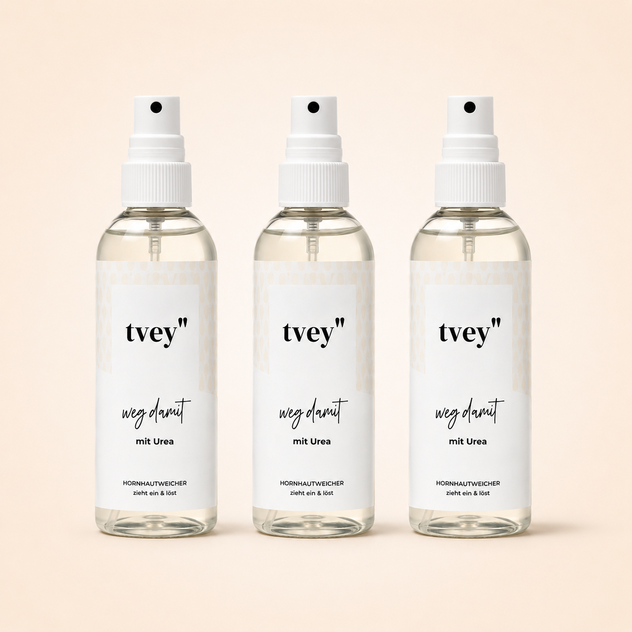 Hornhautweicher Spray "weg damit" im 3er-Set | Jetzt 16% günstiger sichern