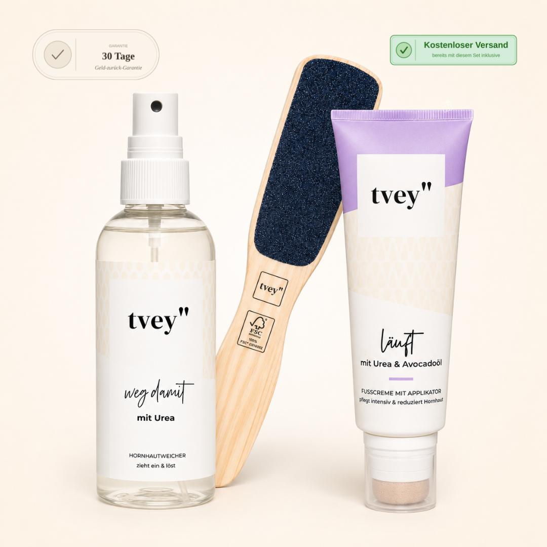 Anti-Hornhaut Bundle | Endlich frei von rauer, trockener Haut.