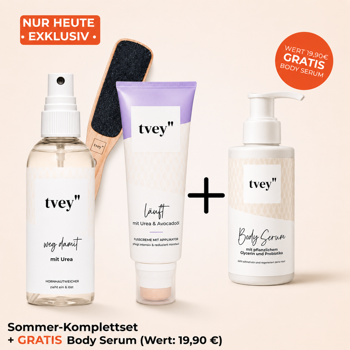 Dein Hornhautfrei-Starterpaket inkl. Sommer Body Serum