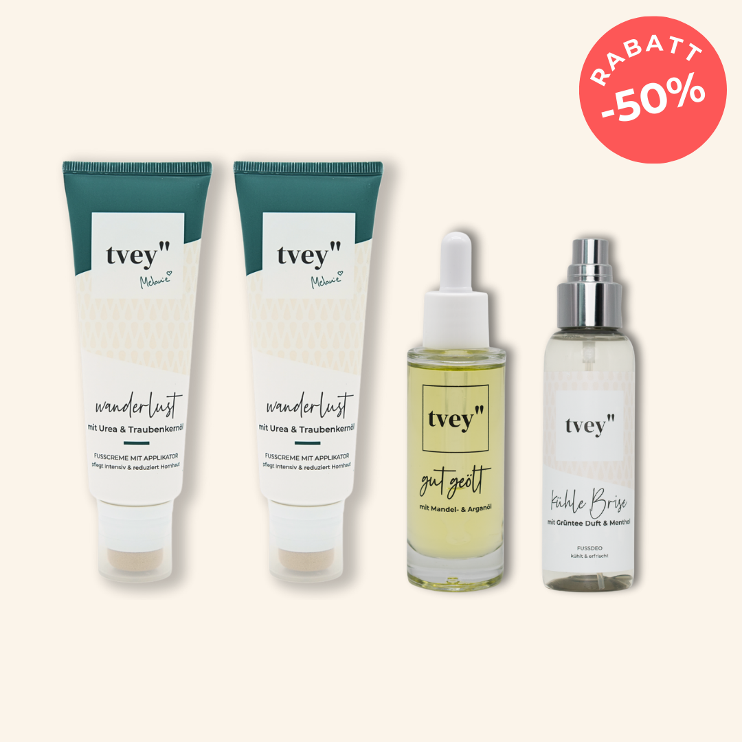 Fußpflege & Frische Power - Pflege mit Creme, Öl & Spray