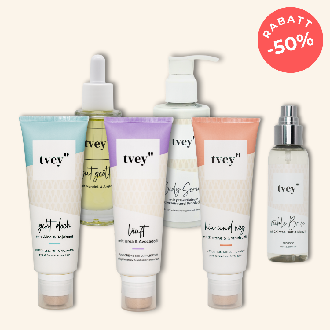 Bestseller Megaset | 6-in-1 Pflege mit Body Serum, Cremes, Pflegeöl & Deo – zum halben Preis