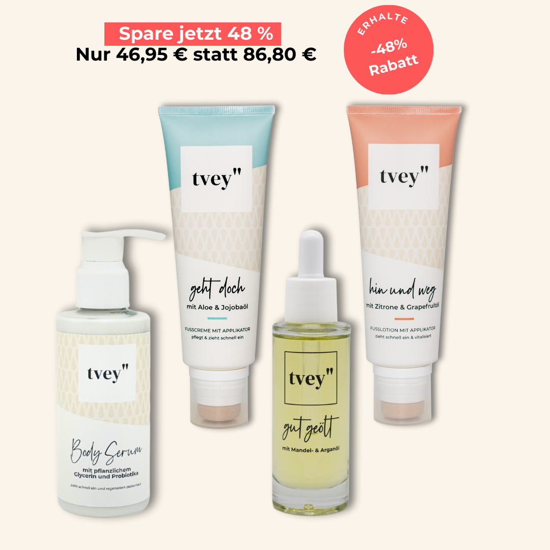 Pflege- & Verwöhnset | Body Serum, Fußcremes & Pflegeöl