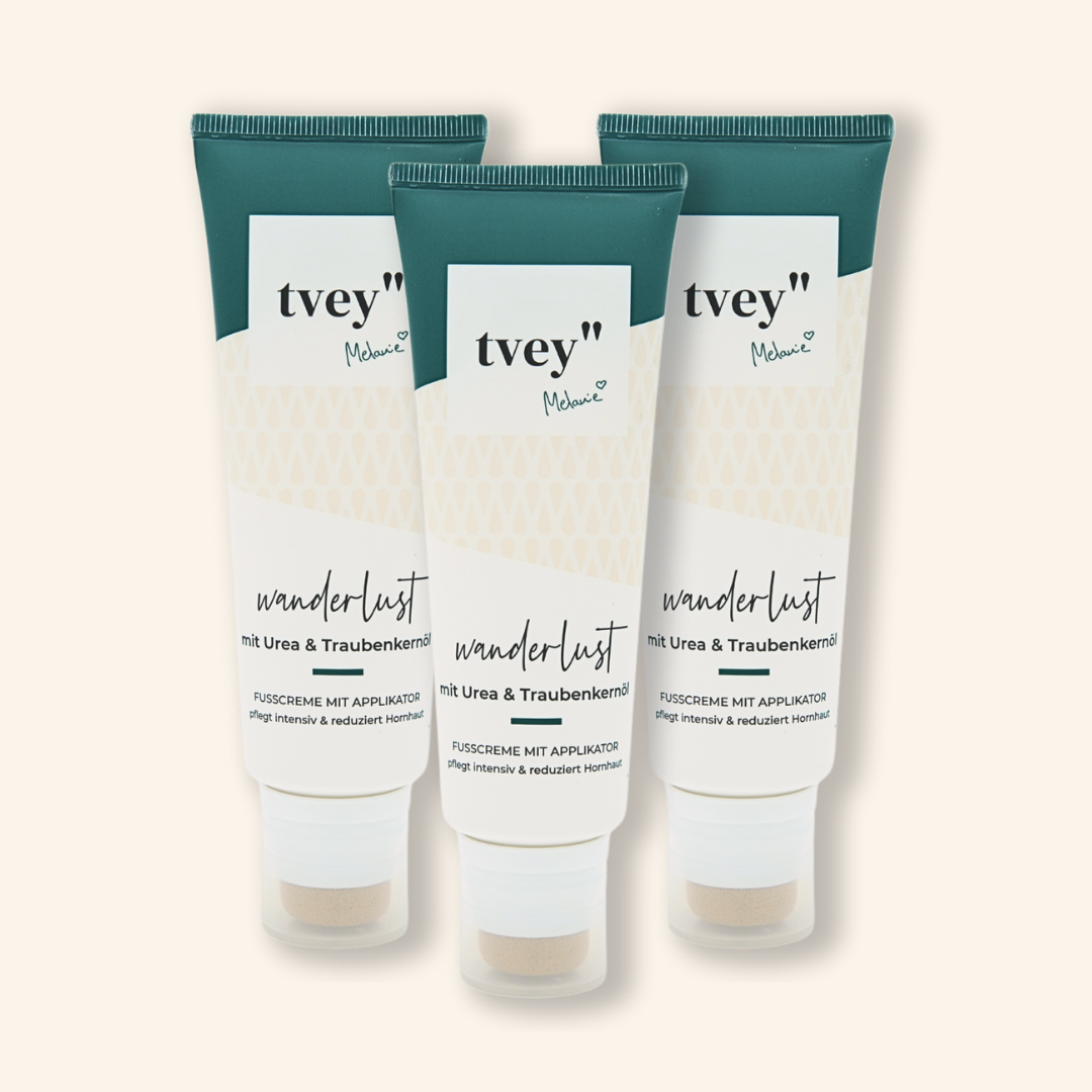 Fußcreme "wanderlust“ im 3er-Set  | Jetzt 10% günstiger sichern