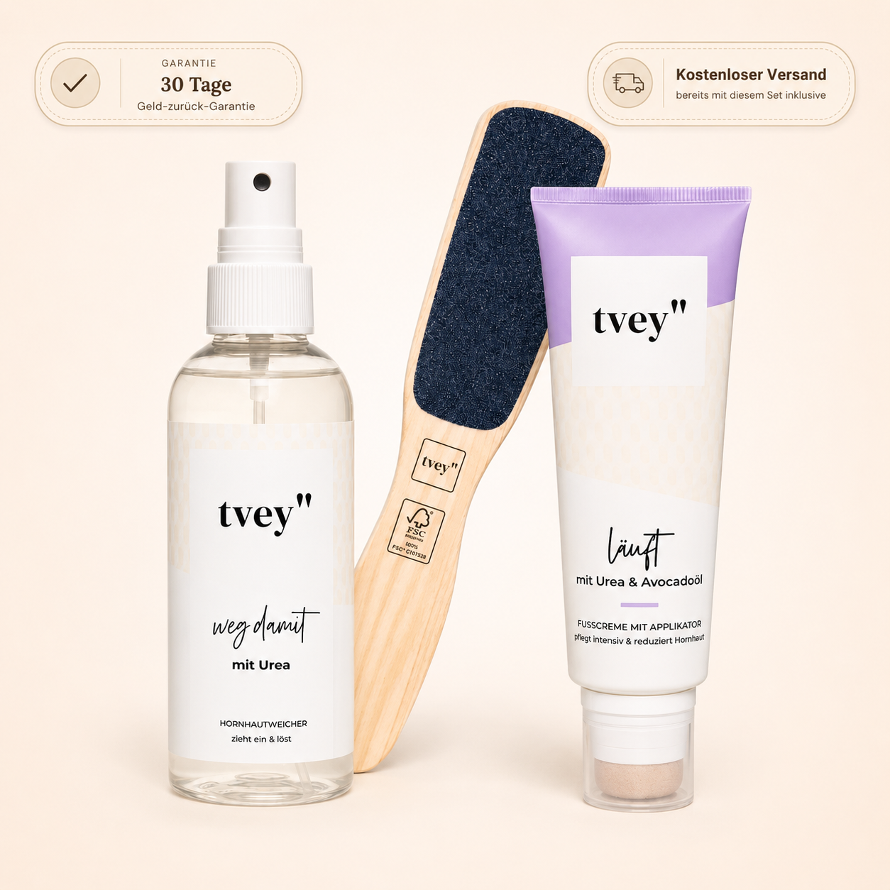 Anti-Hornhaut Bundle | Endlich frei von rauer, trockener Haut.